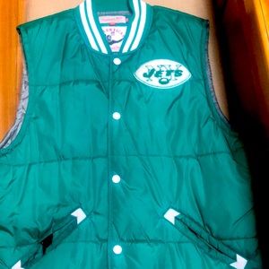 Mitchell and Ness New York Jets throwback vest